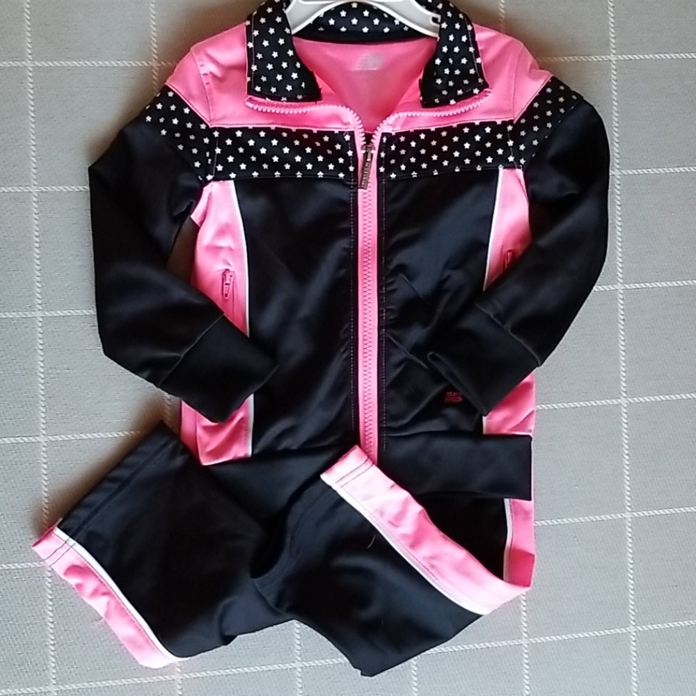 Pink and Black Jacket and Pants